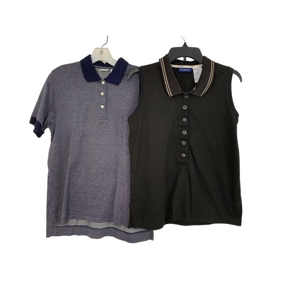 Lot of 2 Womens Golf Polo Tops M Izod + Catalina EUC 8844 Active Wear - Picture 7 of 9